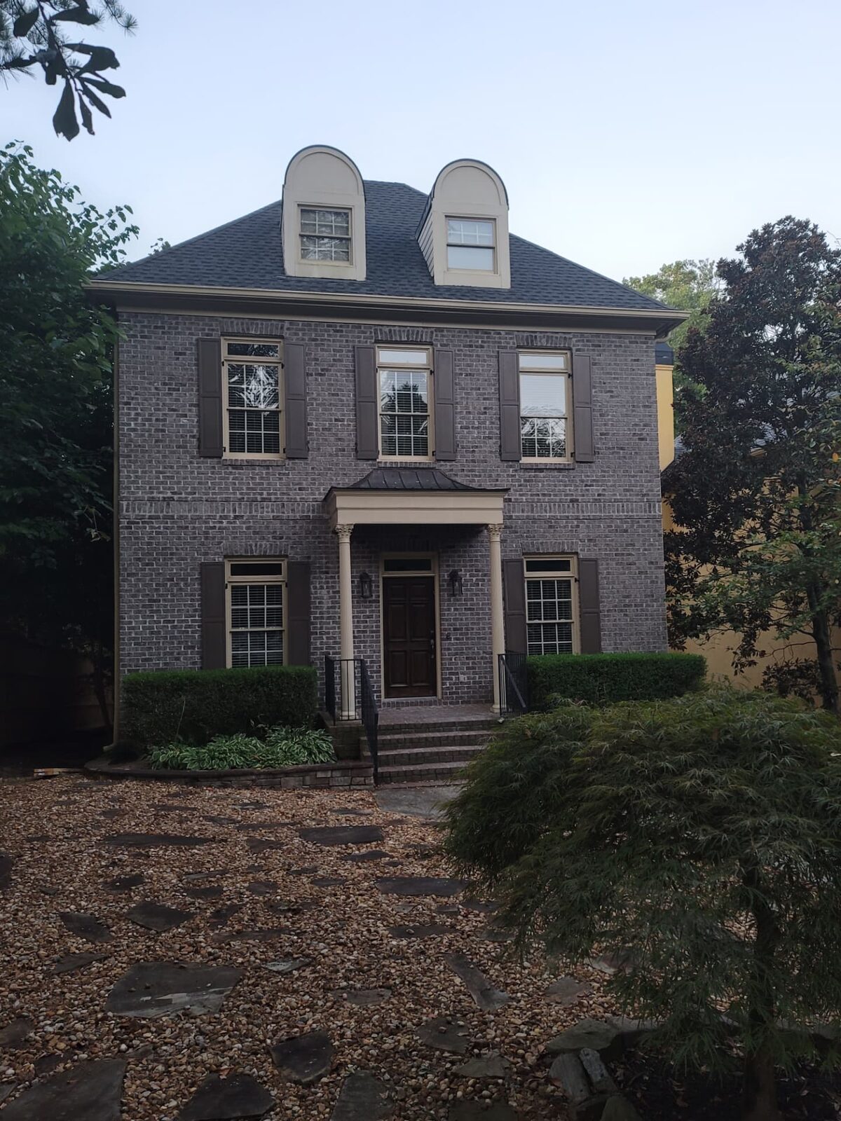 Limewash transformation — before painting
