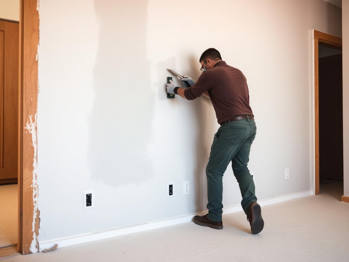 Drywall Repair project by A1 Lime Painting & Metal Door